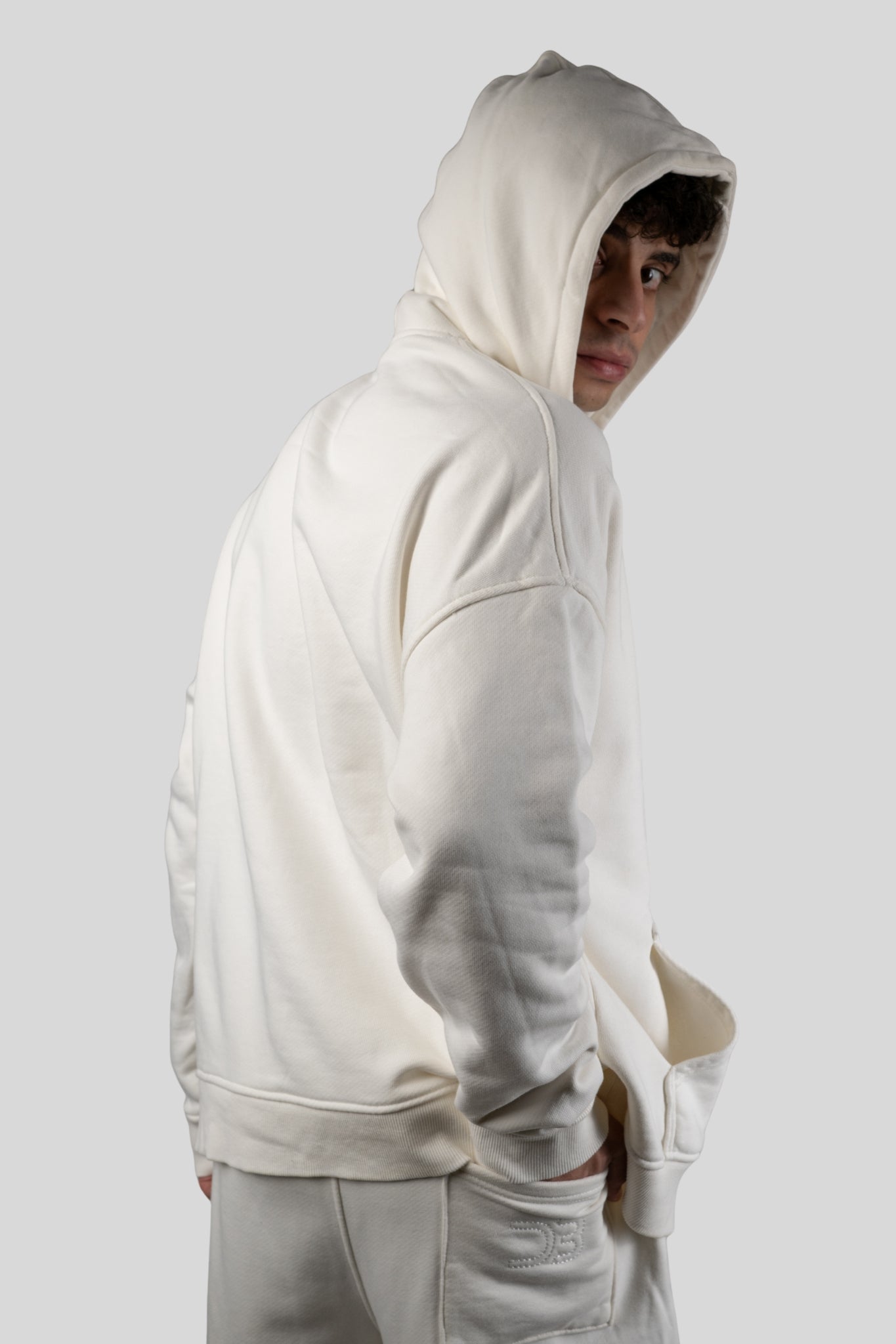 White Premium French Terry Hoodies