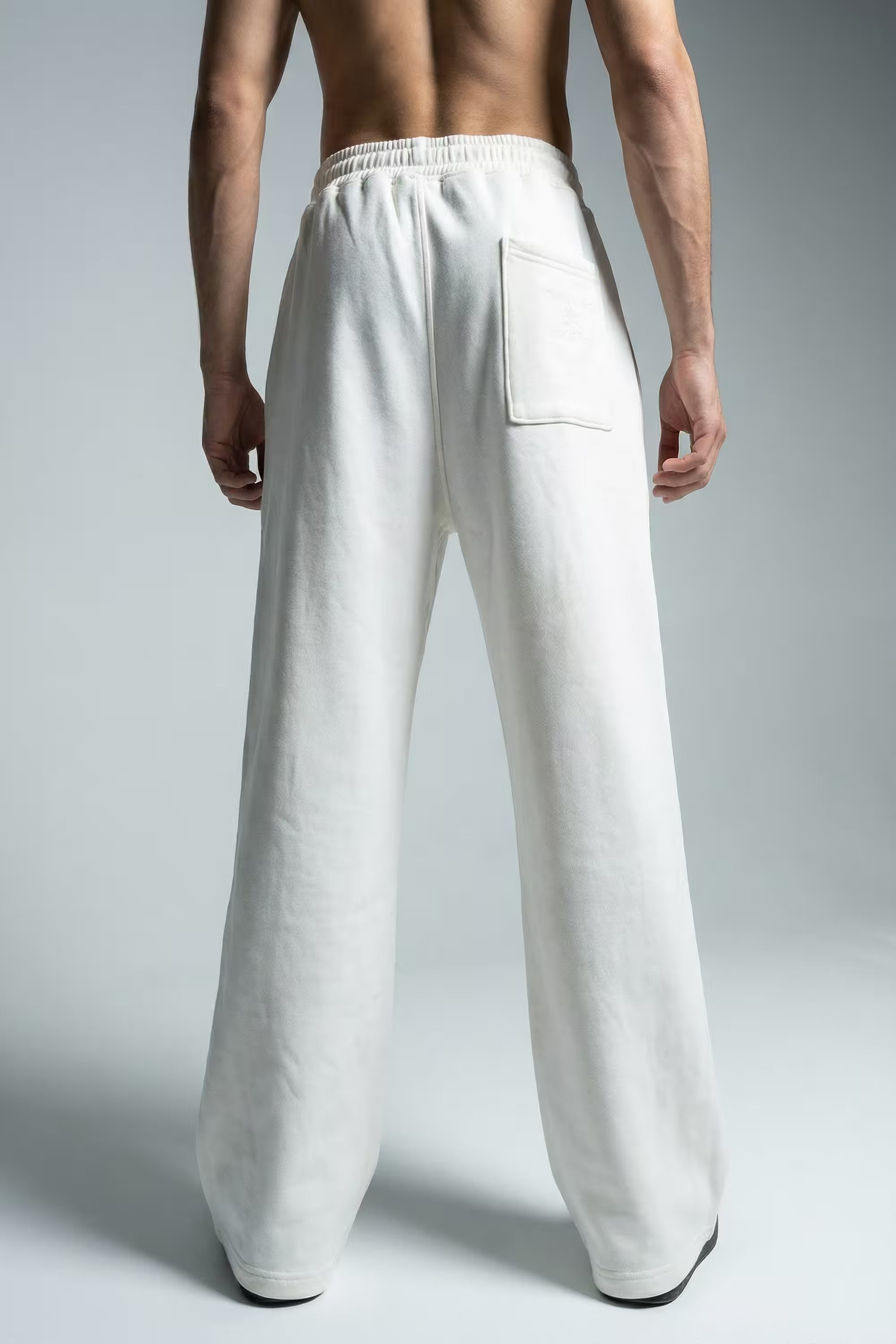 White Premium French Terry Sweatpants