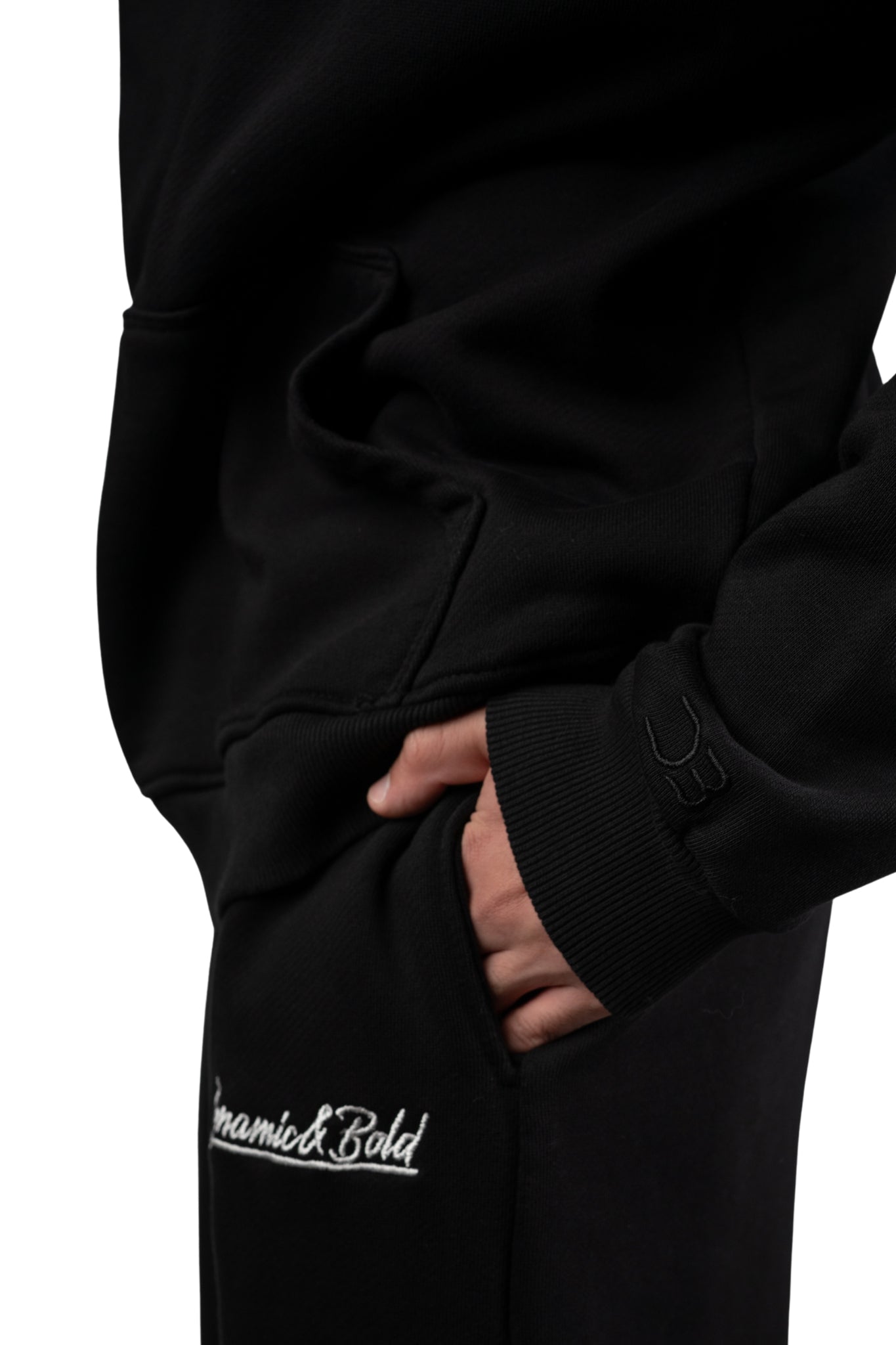 Black Premium French Terry Hoodies